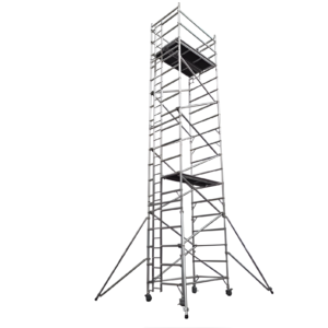 Aluminum alloy double-width straight ladder scaffolding