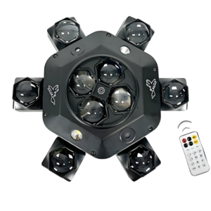 Six-head bee eye laser light.