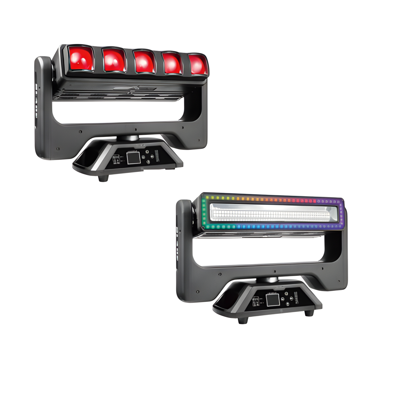 5x 60W Stepless Blade Double-Sided Moving Head