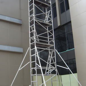 Aluminum alloy hanging ladder scaffolding