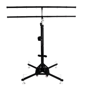 4m 100kg Medium Duty Stage Light Lift Stand with Dual Crossbar