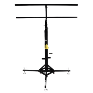 6m 250kg Heavy Duty Stage Light Lift Stand with Dual Crossbar(1.8m Wide Base)
