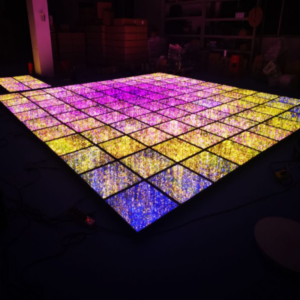 GSS6-10 RGB + Golden Twinkle LED Dance Floor