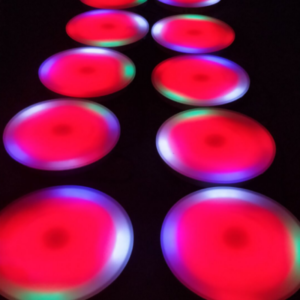 GSS6-19 50cm Diameter LED Sensor Rainbow Run Interactive Floor Tile
