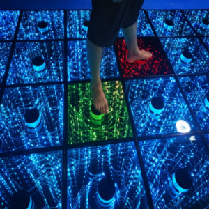GSS6-9 RGB Induction Twinkle LED Dance Floor